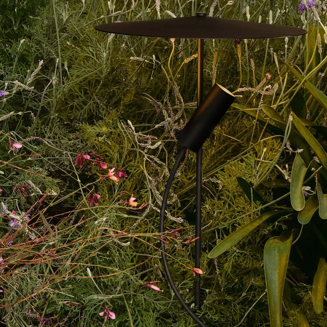 Balise extérieure Clap 51 cm avec écran en situation extérieure