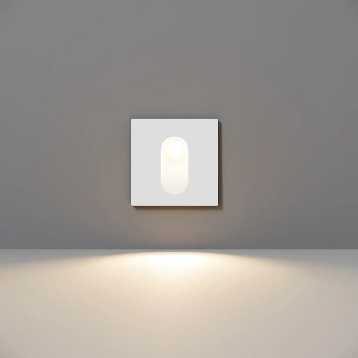 Applique extérieure via urbana en blanc chaud avec balise extérieure led et marches d’un faisceau minimaliste