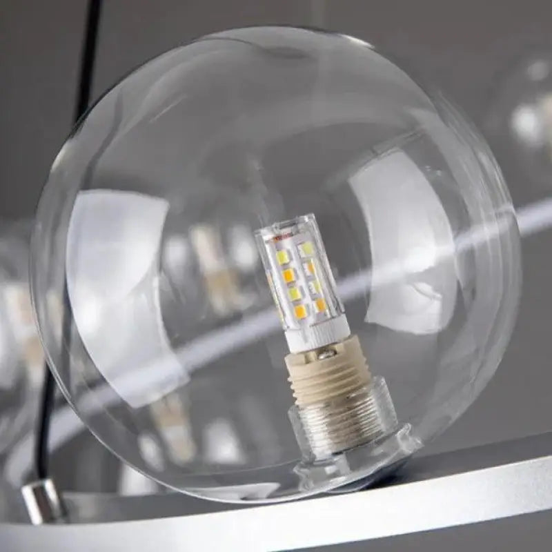 Suspension Boule Dorée Design Moderne