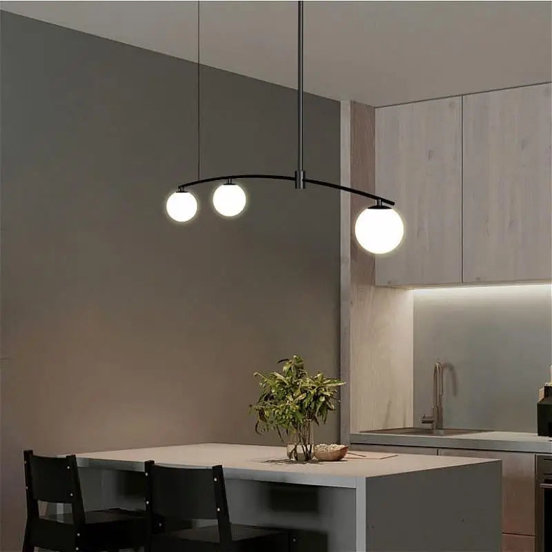Boule Verre Suspension Au Design Moderne