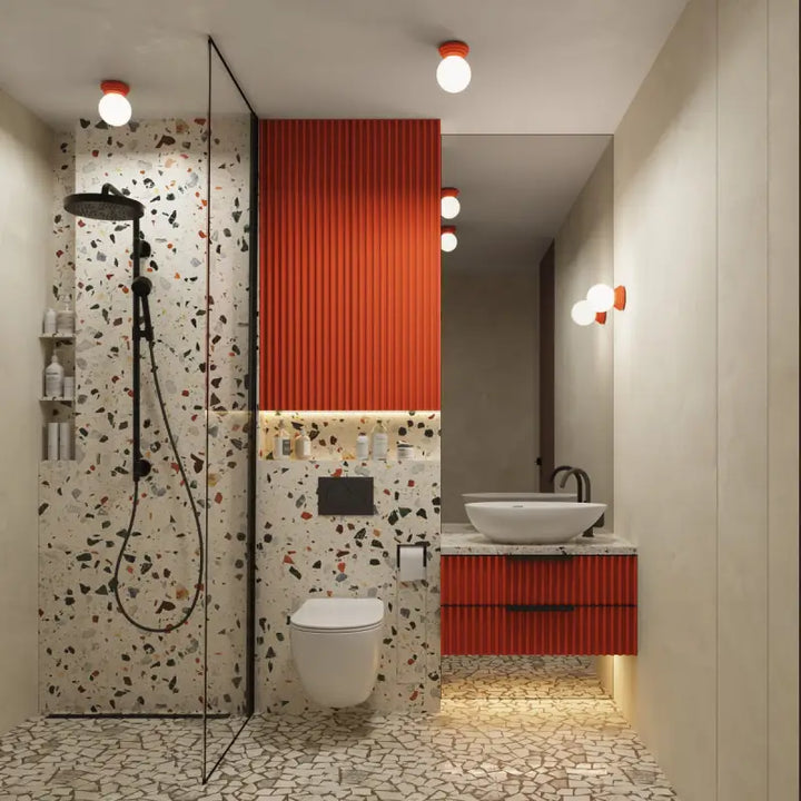 Applique murale zori ip44 | sollux lightning