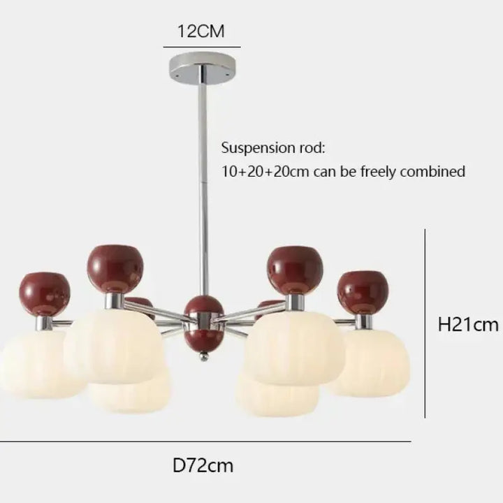 Suspension têtes moderne vert design écologique élan