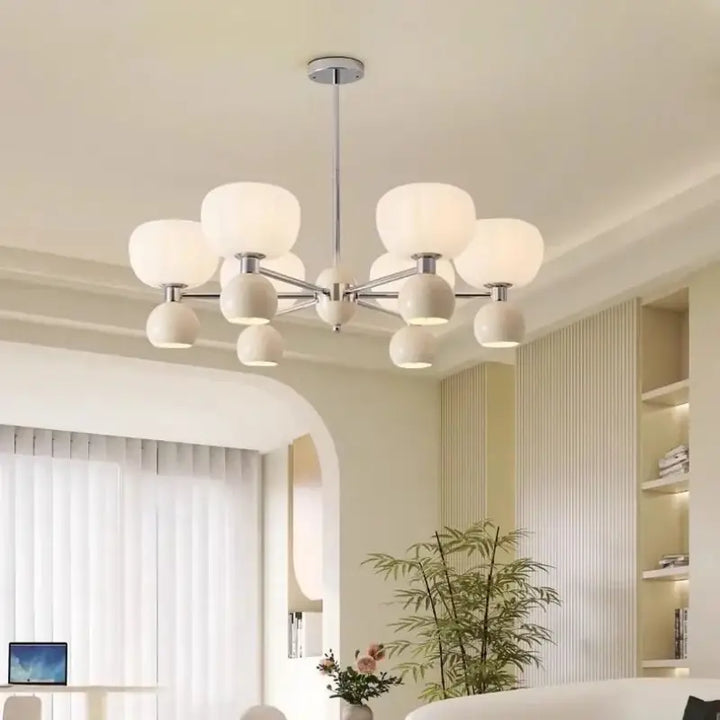 Suspension têtes moderne vert design écologique élan