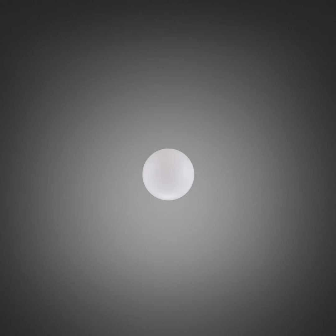 Globe Forked Medium en verre soufflé #couleur_blanc