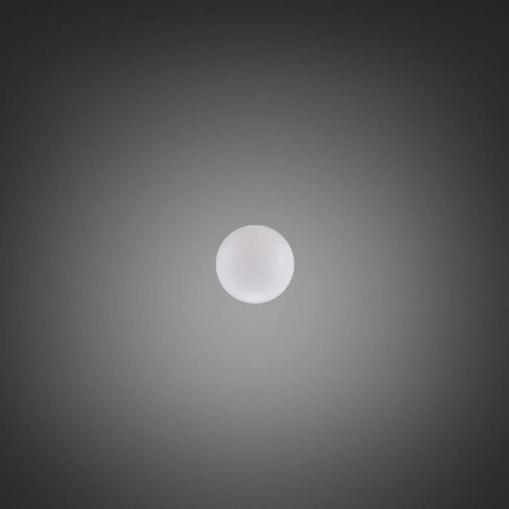 Globe Forked Medium en verre soufflé #couleur_blanc