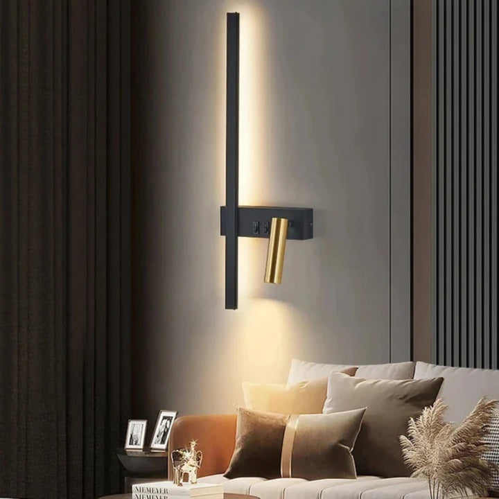 Grande applique murale LED ajustable

