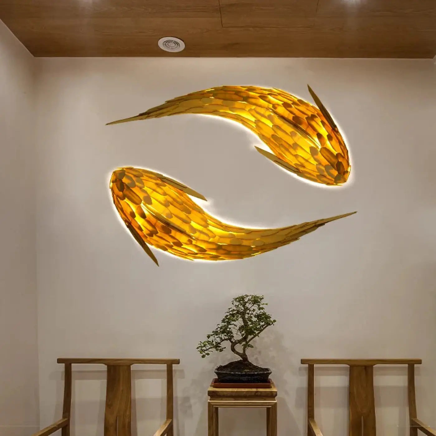 Large Stylish Koi Carp Fish LED Wall Light – Lustria