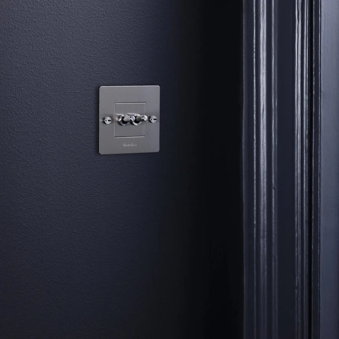 Interrupteur à levier Toggle en acier #couleur_argent