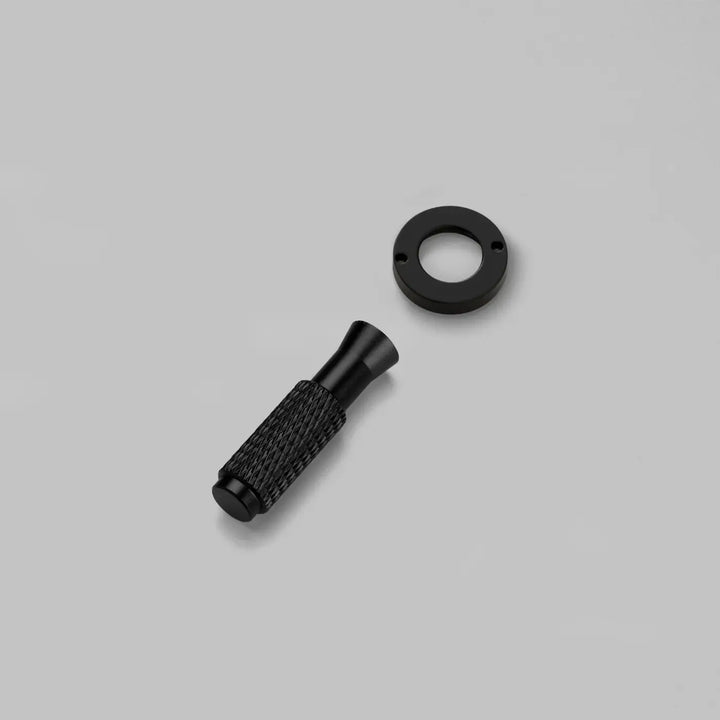 Kit de finition pour interrupteur à gravure quadrillée noir #couleur_noir