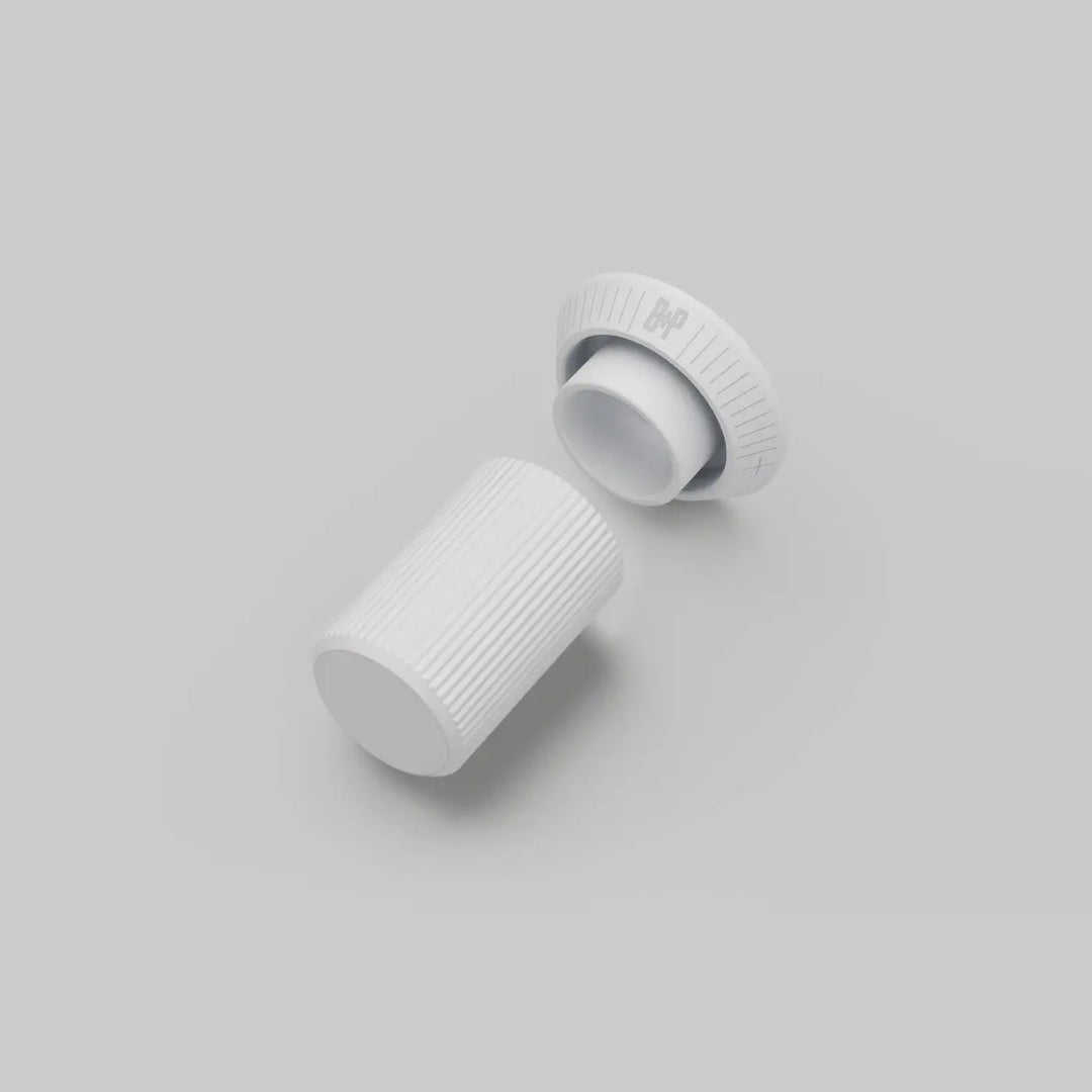 Kit de finition pour variateur à gravure alignée, finition blanche #couleur_blanc