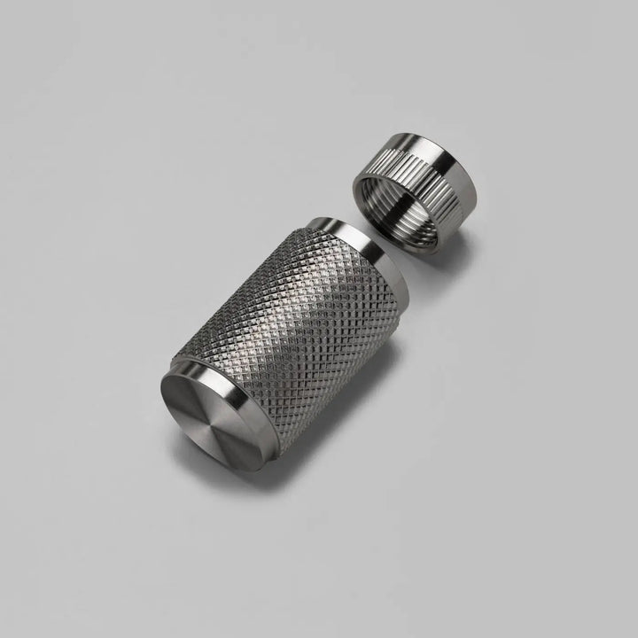 Kit de finition pour variateur à gravure quadrillée, finition acier #couleur_argent