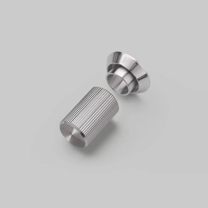 Kit de finition pour variateur à gravure alignée, finition acier #couleur_argent