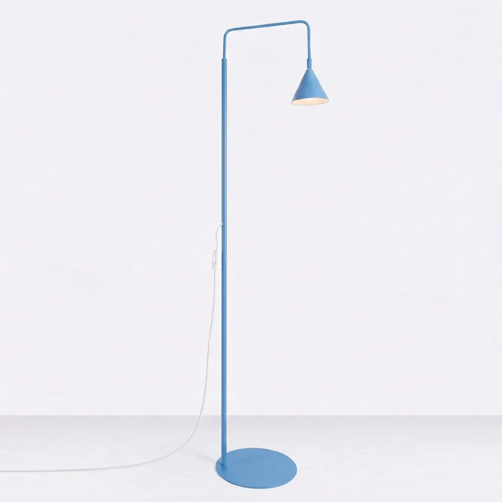 Lampadaire bleu clair éteint