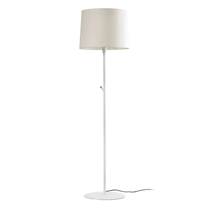 Lampadaire Conga abat-jour beige de Faro Barcelona