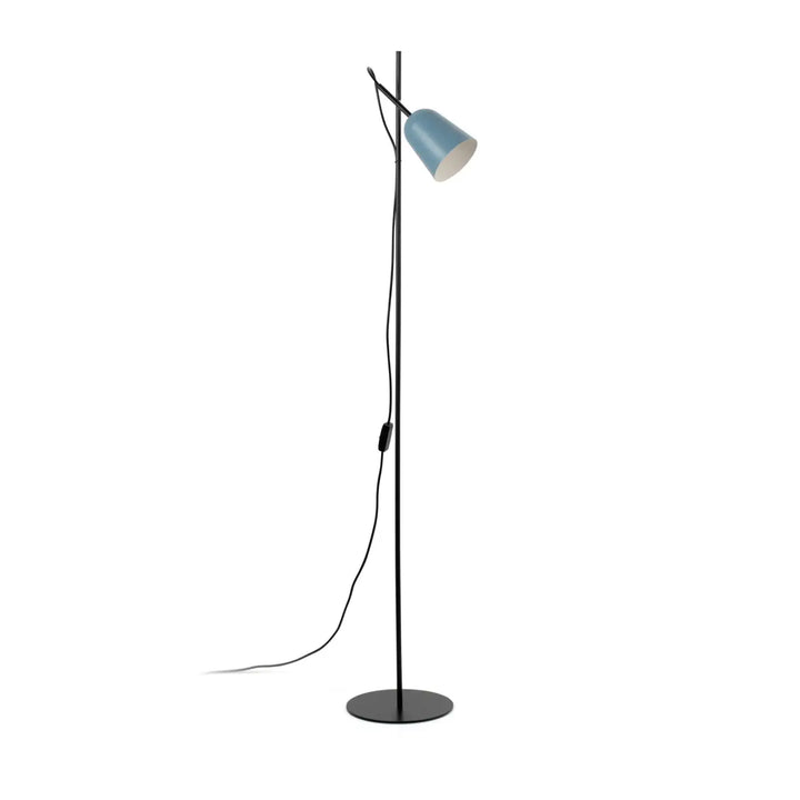 Autre détail du lampadaire Studio bleu