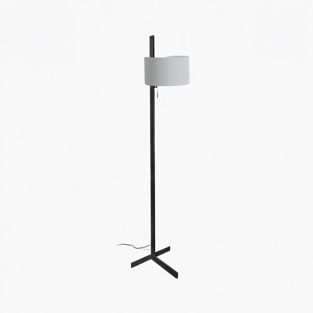 Lampadaire Stand Up noir et gris de Faro Barcelona
