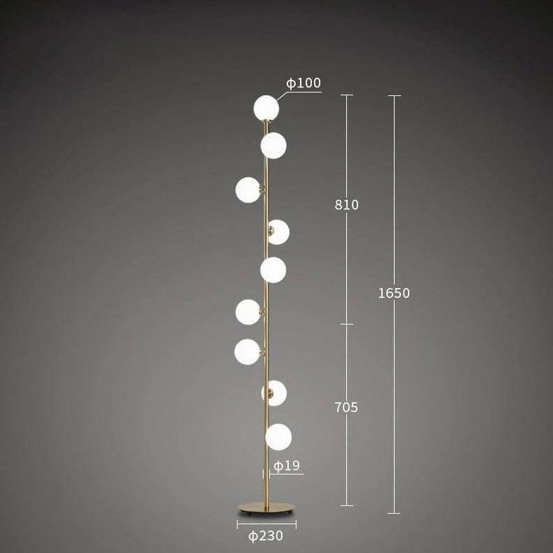 lampadaire 3 boules