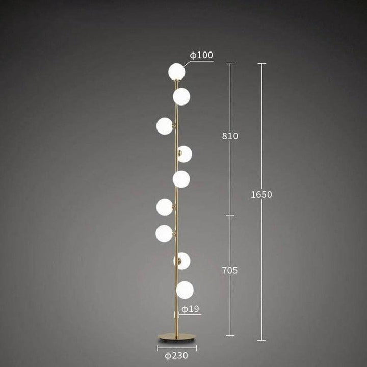 lampadaire 3 boules