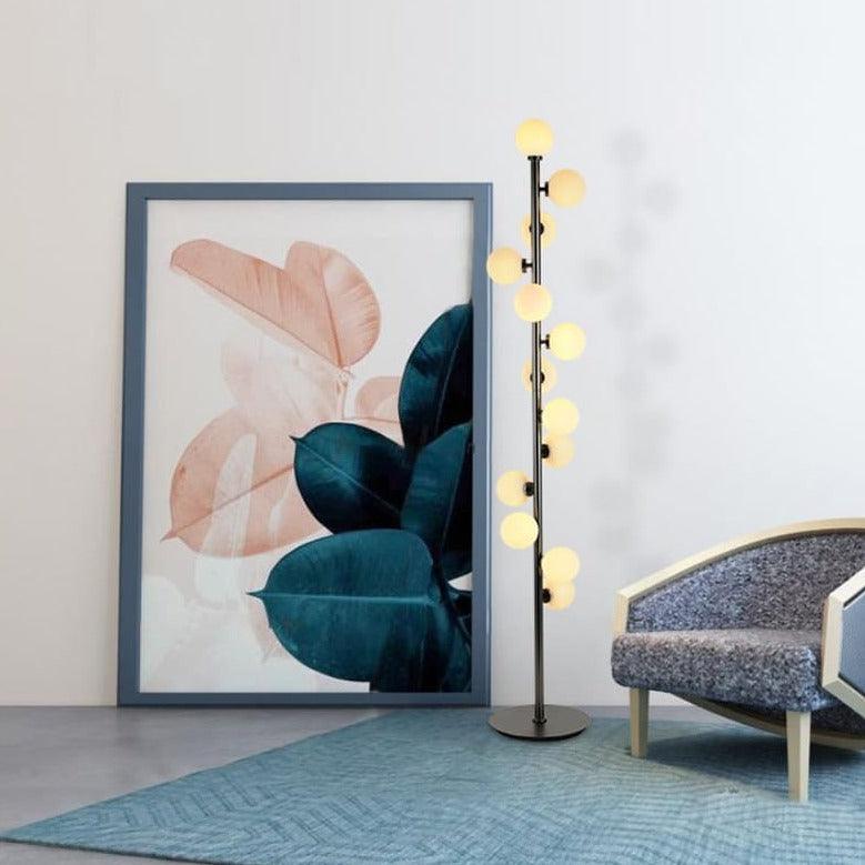 lampadaire boule sur pied