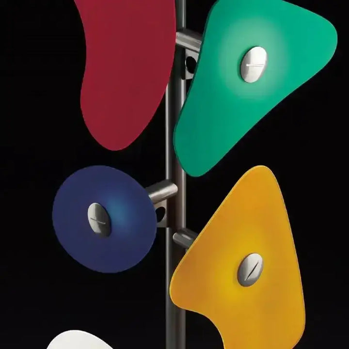 Lampadaire coloré artistique moderne pour déco créative