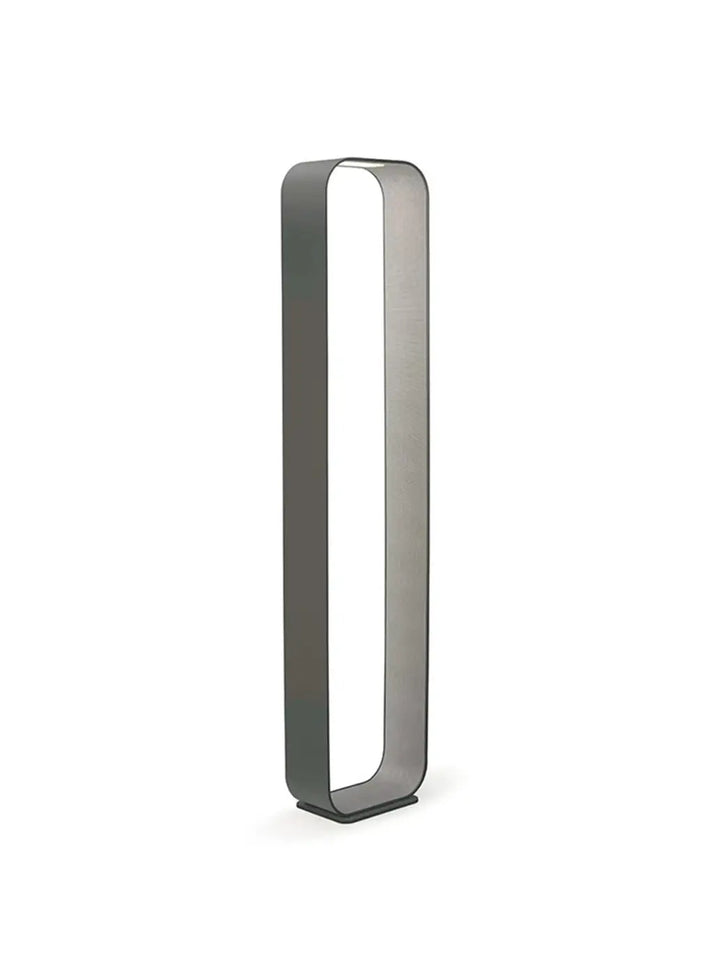 Lampadaire Contour gris à intérieur en tissu