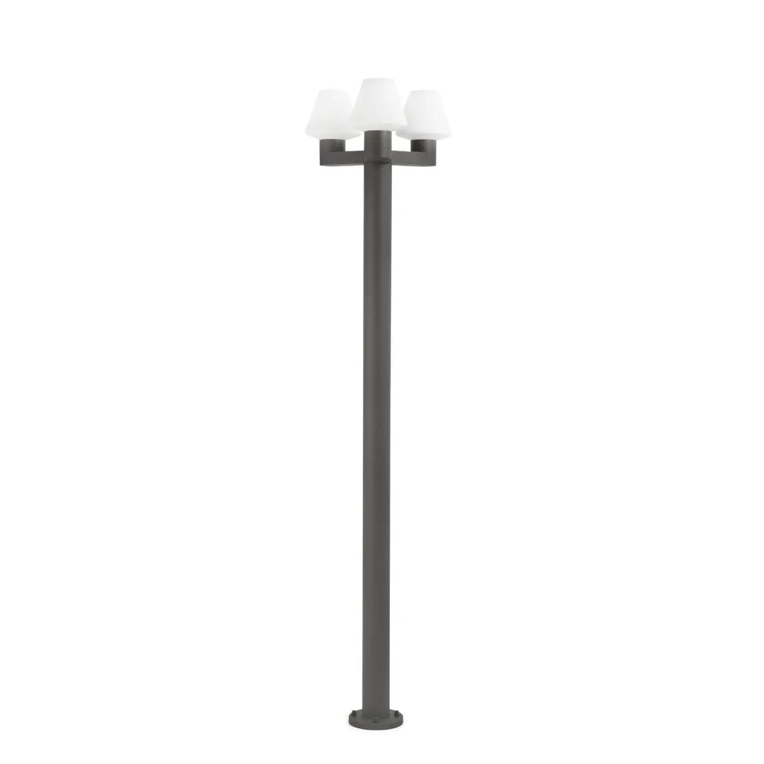 Lampadaire extérieur Mistu 3 lumières de Faro Barcelona
