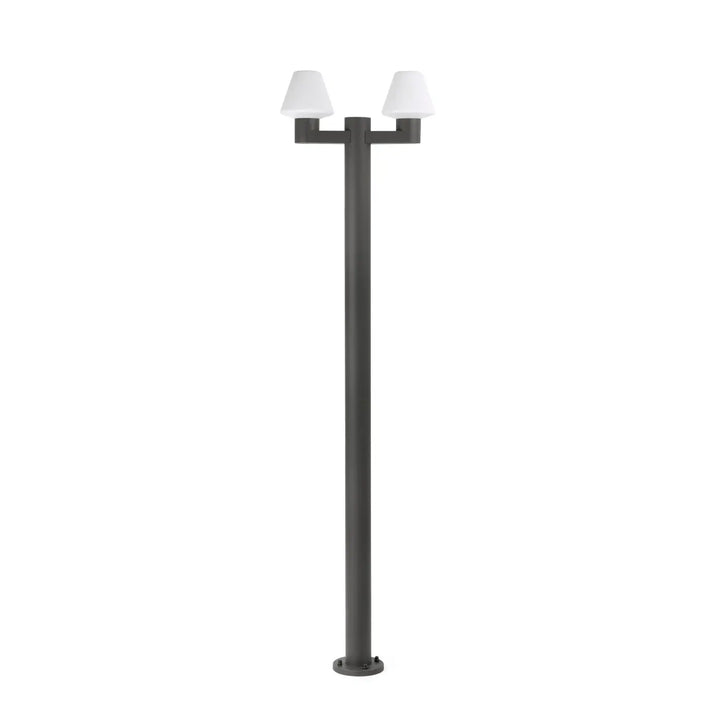 Lampadaire extérieur Mistu 2 lumières de Faro Barcelona