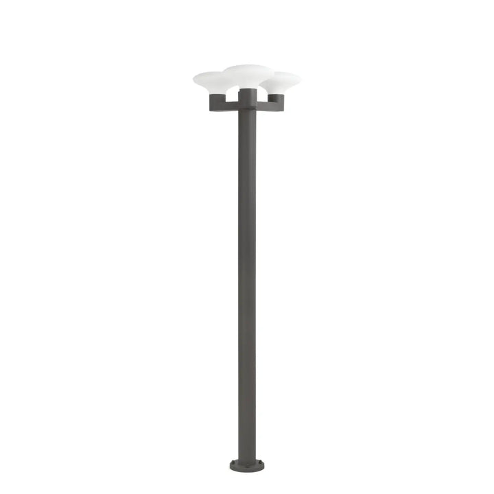 Lampadaire extérieur Blubs 3 lumières gris foncé de Faro Barcelona