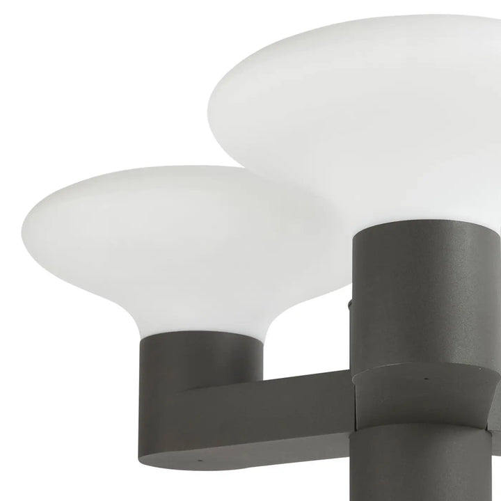 Détail du lampadaire extérieur Blubs 3 lumières