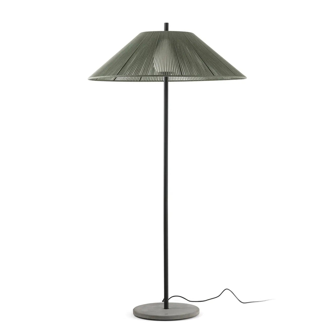 Lampadaire Saigon Out C100 vert olive de Faro Barcelona