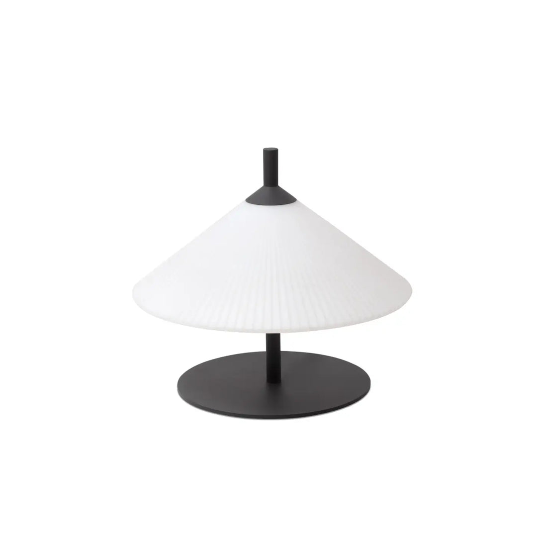 Lampadaire bas Saigon Out R55 50 cm blanc de Faro Barcelona