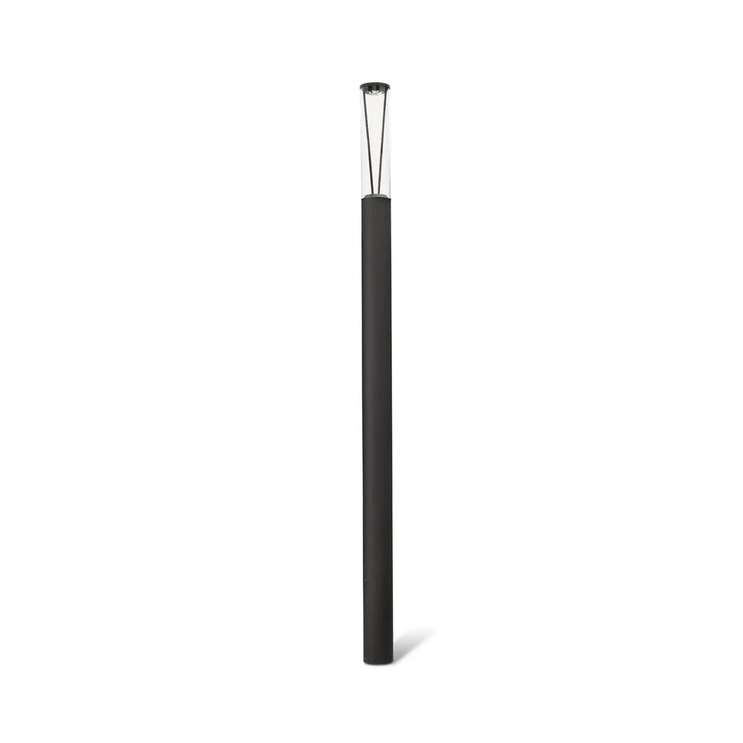 Lampadaire Rush 3100 gris foncé de Faro Barcelona, faisceau 180°