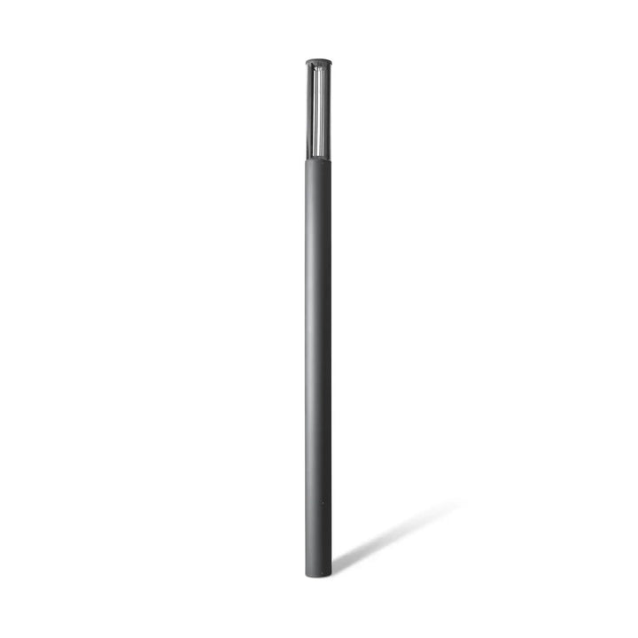 Lampadaire extérieur Screen 3,1 m gris foncé 360° de Faro Barcelona