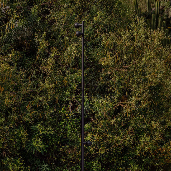 Lampadaire Brot noir en extérieur