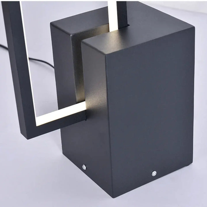 Lampadaire led design contemporain minimaliste noir moderne