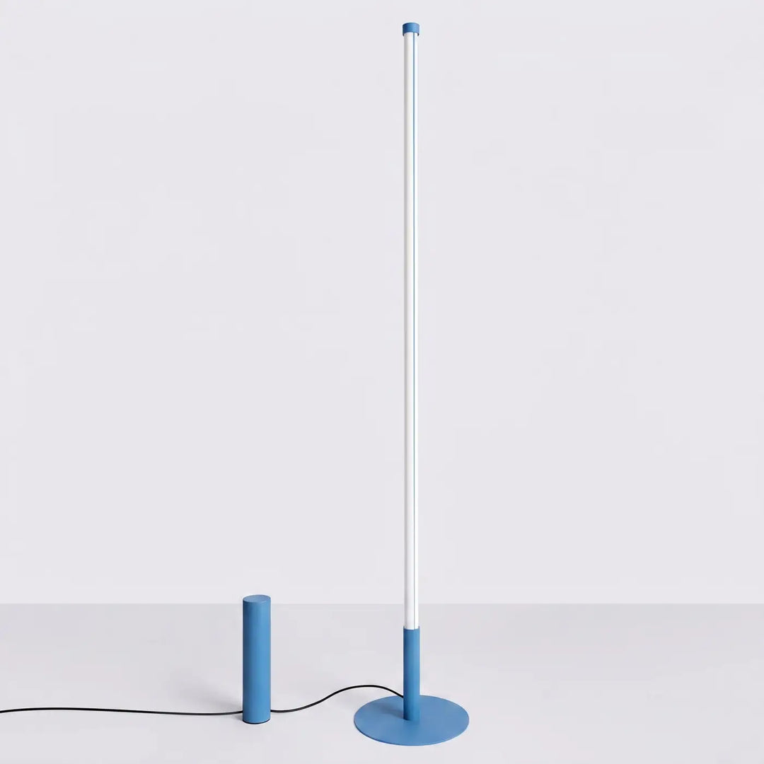 Lampadaire TRANG bleu clair éteinte, vue d'ensemble
