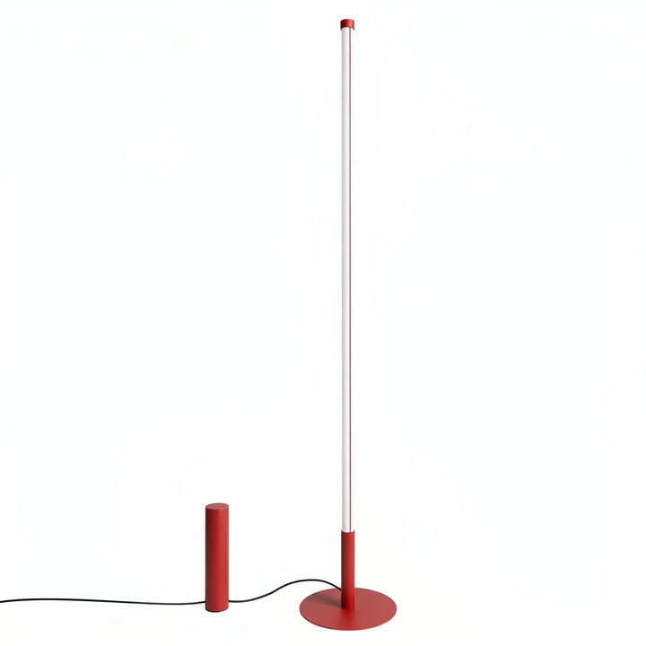 Lampadaire TRANG rouge vue d'ensemble
