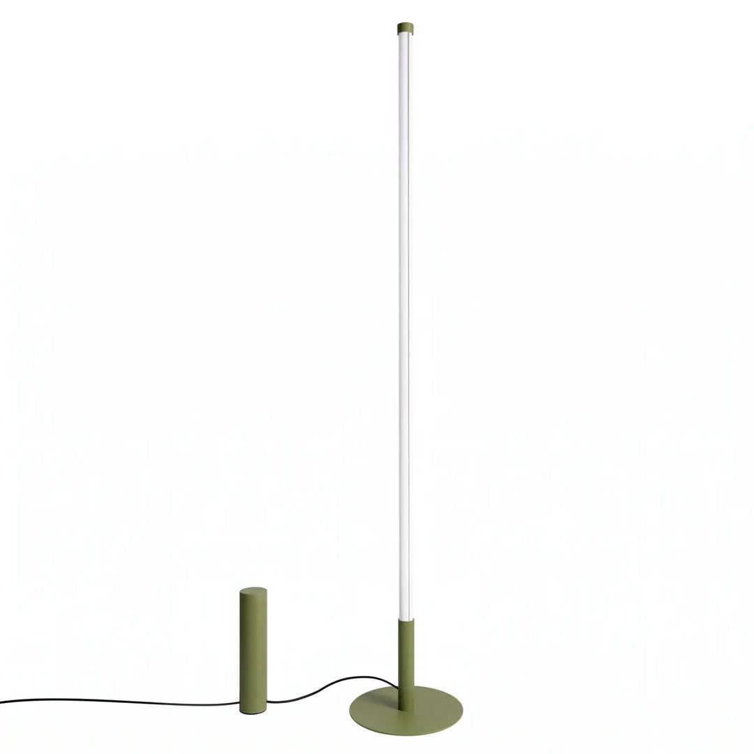 Lampadaire TRANG vert olive vue d'ensemble