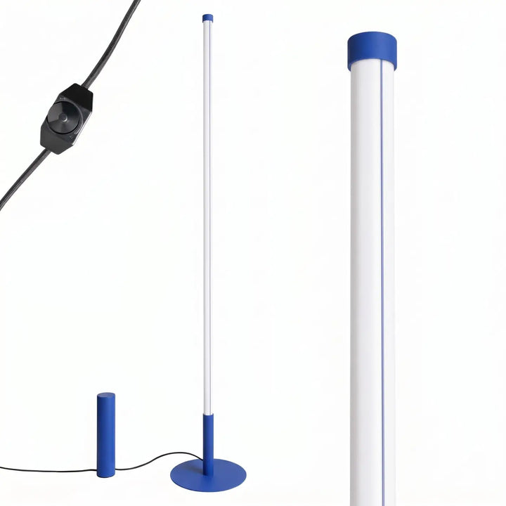 Lampadaire TRANG outremer détail du câble