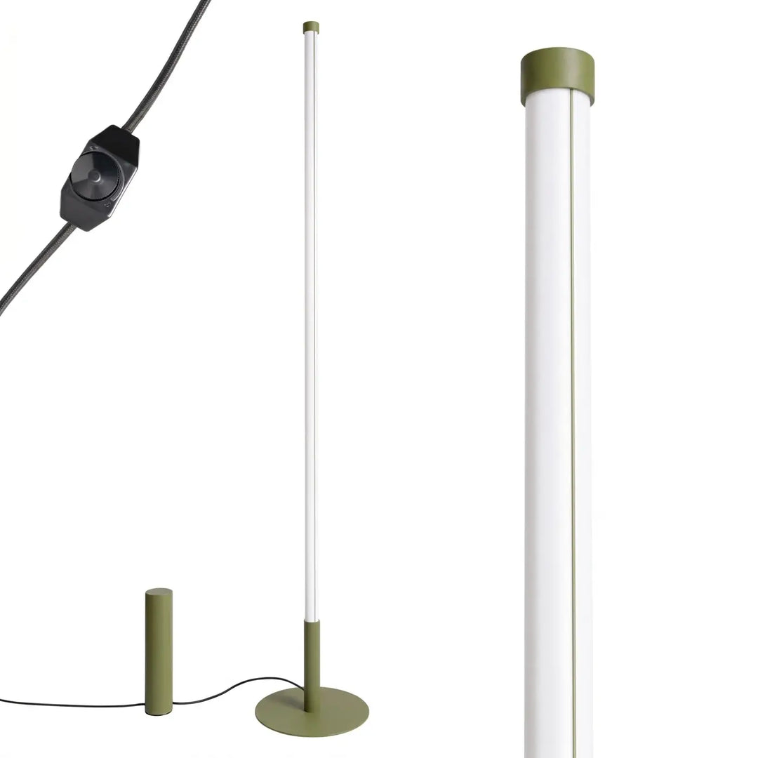 Lampadaire TRANG vert olive détail du câble
