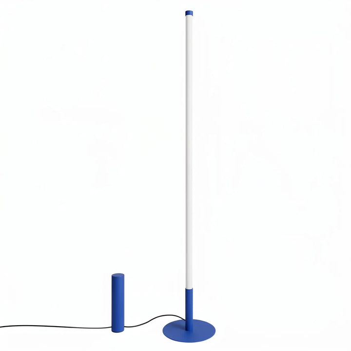 Lampadaire TRANG outremer vue d'ensemble