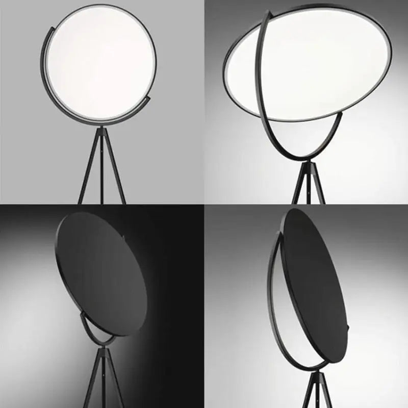 Lampadaire Originale En Aluminium Noir Style Projecteur