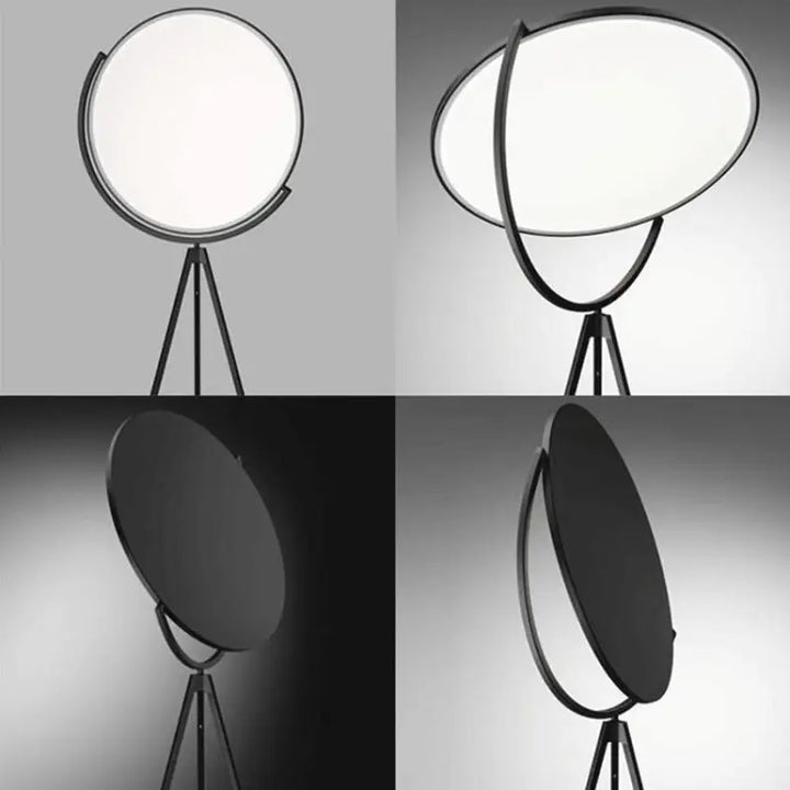 Lampadaire Originale En Aluminium Noir Style Projecteur
