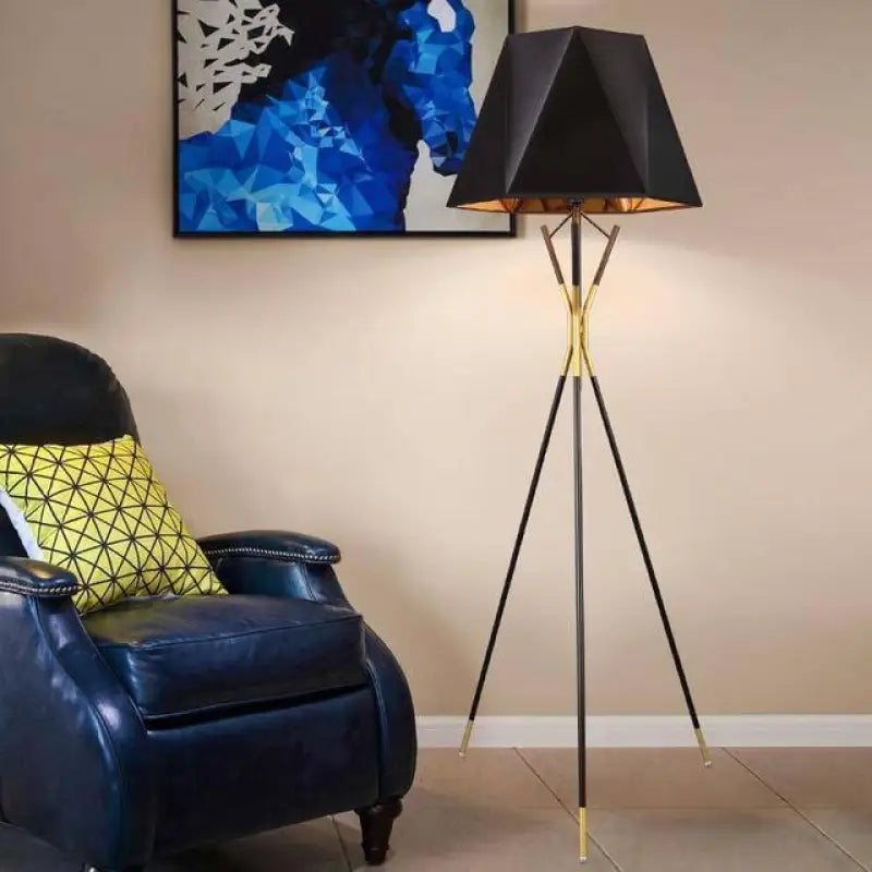 Lampadaire Sur Pied Original En Aluminium Disque Incliné