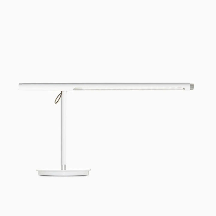 Lampe brazo blanche minimaliste avec barre lumineuse rectangulaire en verre pyrex pour lampe de chevet moderne pablo designs
