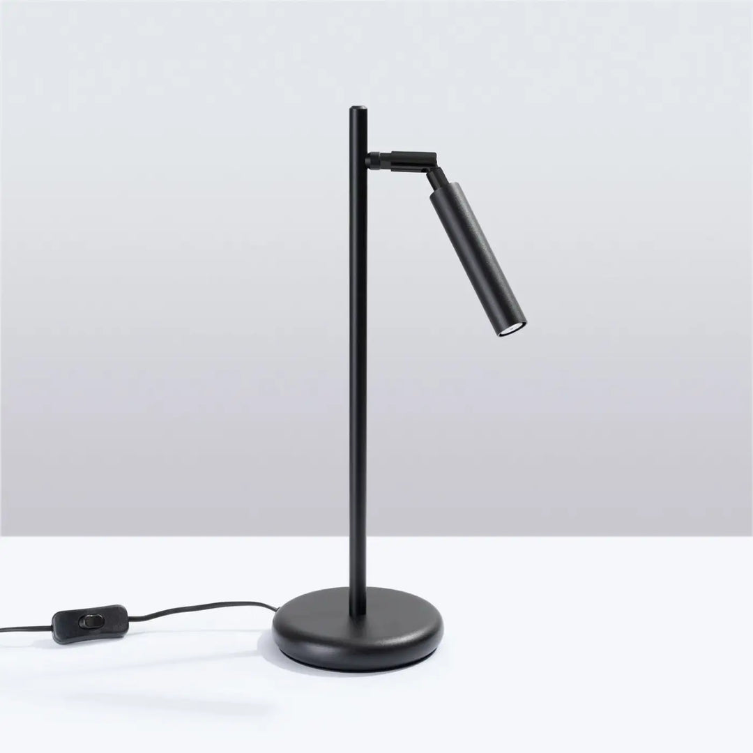 Lampe à poser noir éteinte