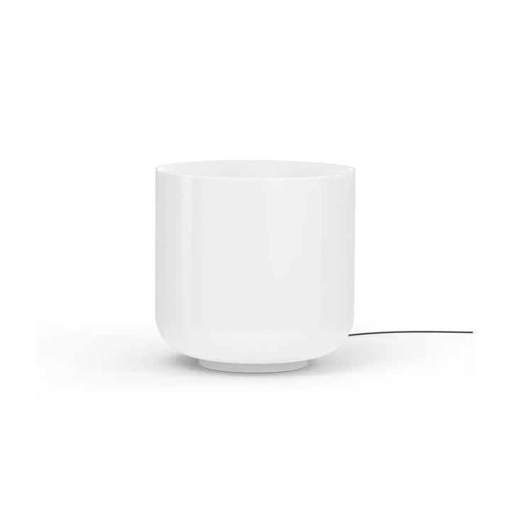 Lampe de chevet Totem Pablo Designs en verre opale soufflé, globe A en bas