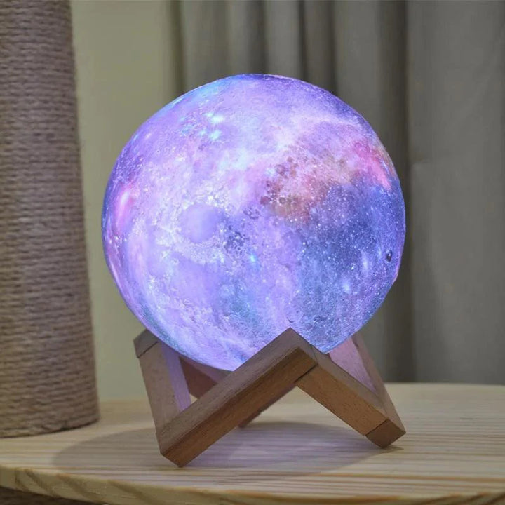 lampe lune galaxie