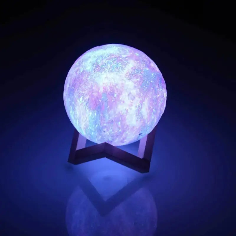 Lampe Galaxie Multicolore à Effet 3D en Acrylique