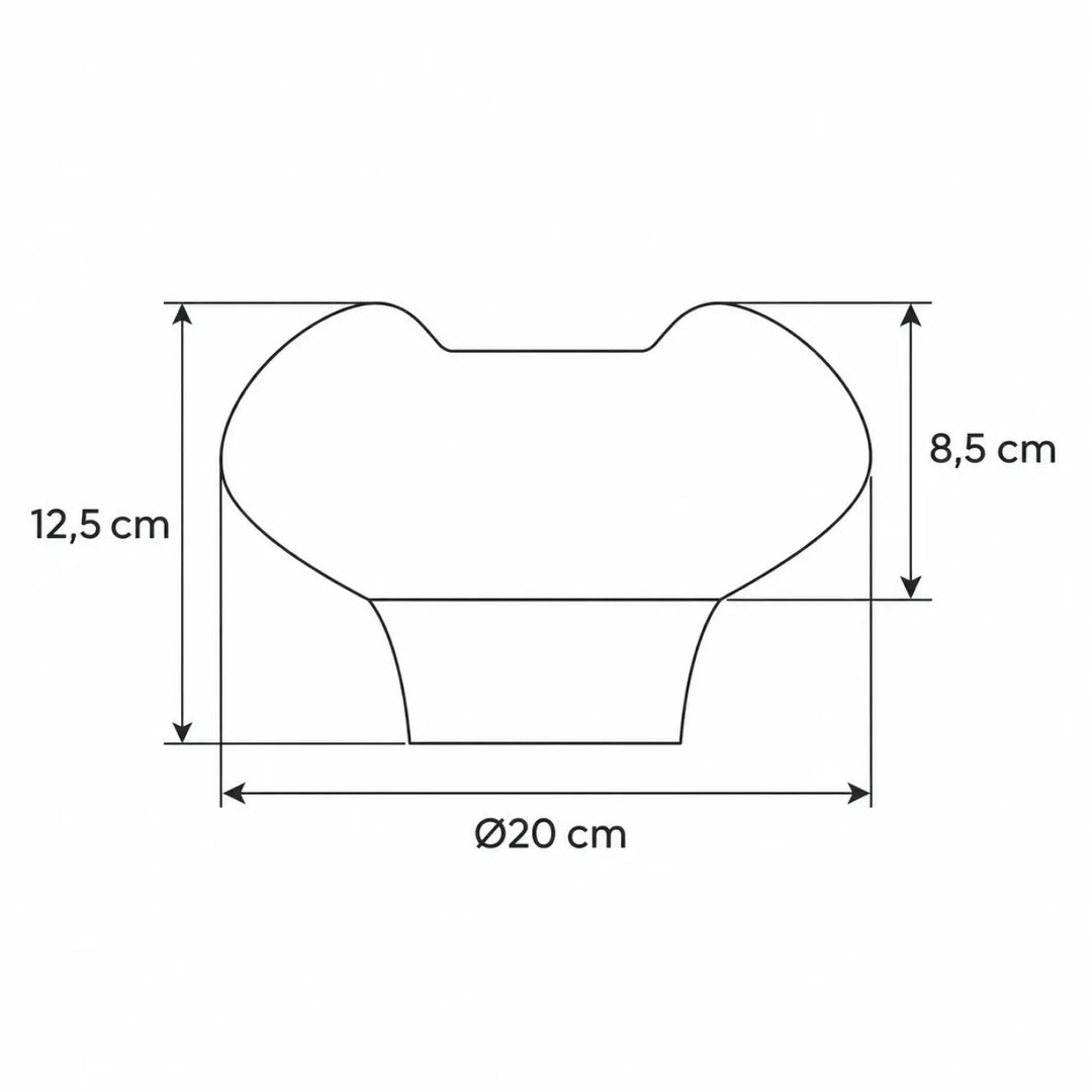 Lampe de chevet grace avec bouton en céramique os blanc diamètre 20 cm hauteur 12,5 cm collection grace verre soufflé